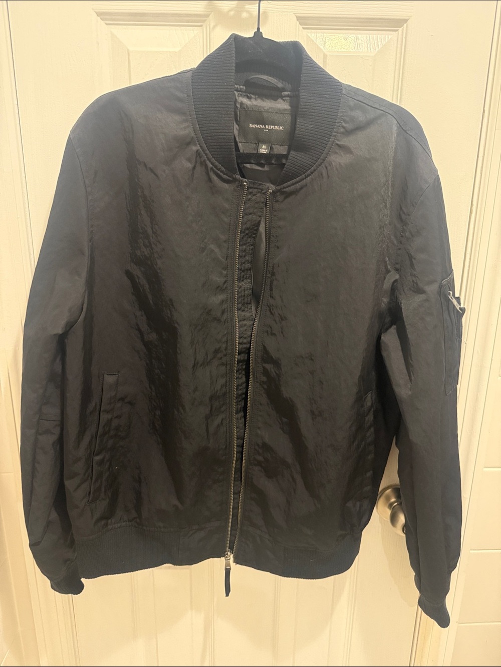 Banana Republic Black Men's Bomber Jacket